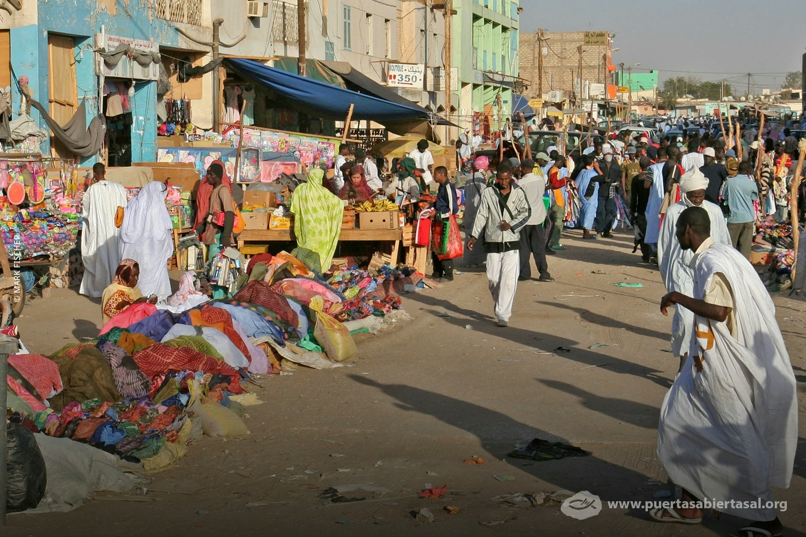 Escena cotidiana en Mauritania