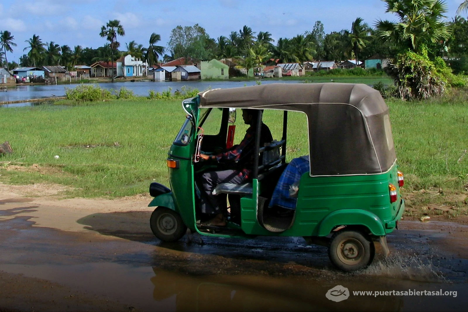 Medio de transporte común en Sri Lanka