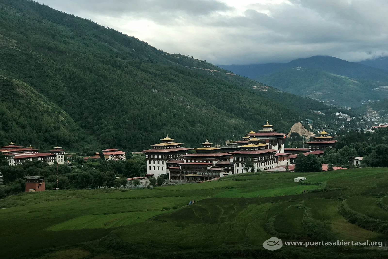 Paisaje de Bután